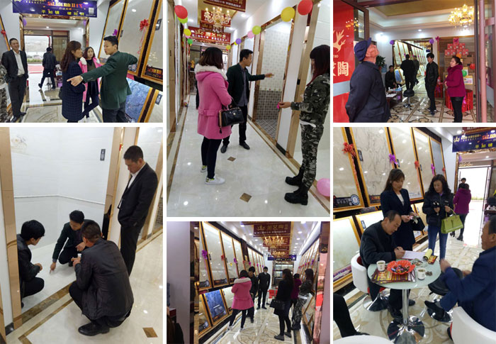 甘肃会宁888集团电子游戏瓷砖品牌专卖店历经几个月的华丽蜕变，盛装开业！