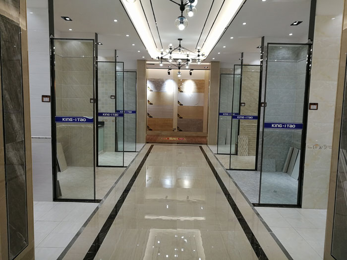 【实景案例】陶瓷一线品牌888集团电子游戏瓷砖沉庆垫江200方专卖店鉴赏