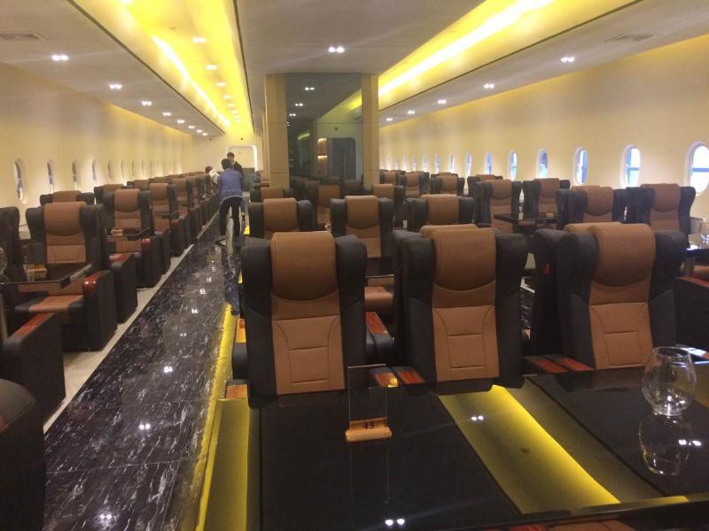 榆林咖曼特航空主题西餐厅用餐区